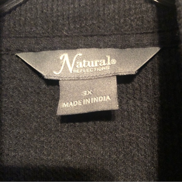 Naturals Waffle Weave Henley - Picture 3 of 4